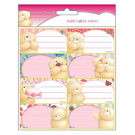 Forever Friends Name Labels (2sheets)